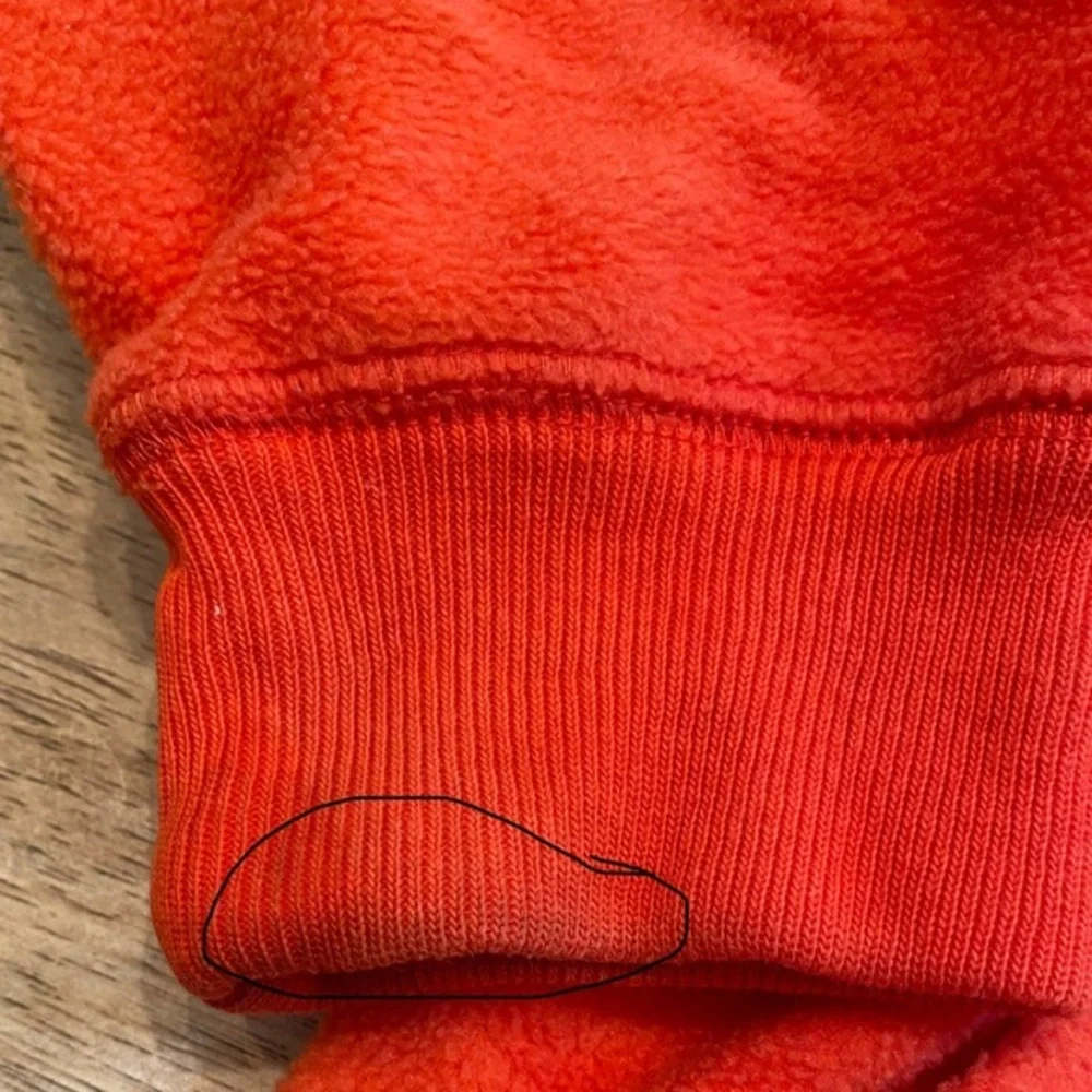 Vintage Gap Kids‎ Unisex Youth S (6-7) Orange Long Sleeve Graphic Hoodie
